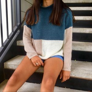 Zaful Color Block Sweater